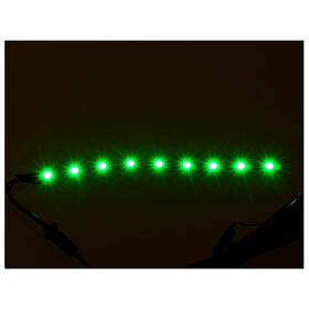 Paski 9 led 0,8x12 cm zielony do Frisalight