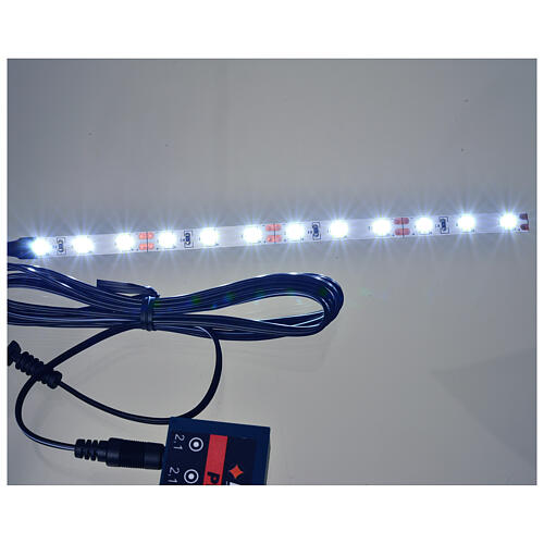 LED strip with 12 lights 0,8x16cm, white for Frisalight 2