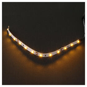 LED strip with 12 lights 0,8x16cm, yellow for Frisalight