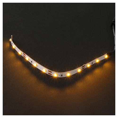 LED strip with 12 lights 0,8x16cm, yellow for Frisalight 2