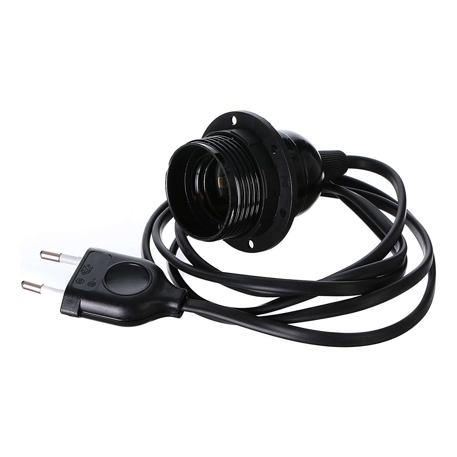 Lamp holder E27 complete with cable and plug online sales on HOLYART