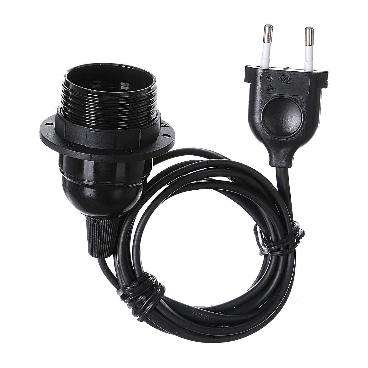 Lamp holder E27 complete with cable and plug online sales on HOLYART