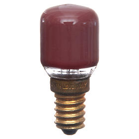 Ampoule rouge 15W E14 illumination crèche