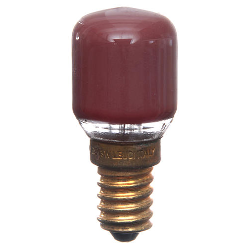 Ampoule rouge 15W E14 illumination crèche 1