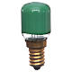 Lampada 15W verde E14 per illuminazione presepi s1