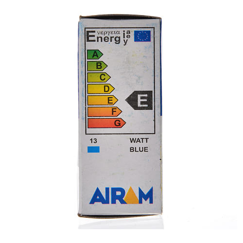 Lampada 15W blu E14 per illuminazione presepi 2