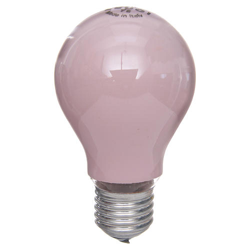 Lamp for nativity lighting 60W, pink, E27 1