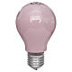 Lampada 60W rosa E27 per illuminazione presepi s1