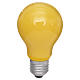 Lampada 40W gialla E27 per illuminazione presepi s1