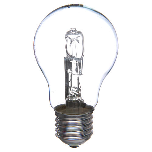 Weiße Glühbirne 60W E 27 für Krippenbeleuchtung 1