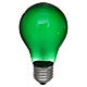 Lampada 40W verde E27 per illuminazione presepi s1