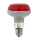 Red lamp for nativity lighting, wide beam angle 80°, E27 s1
