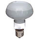 White lamp for nativity lighting, wide beam angle 80°, E27 s1