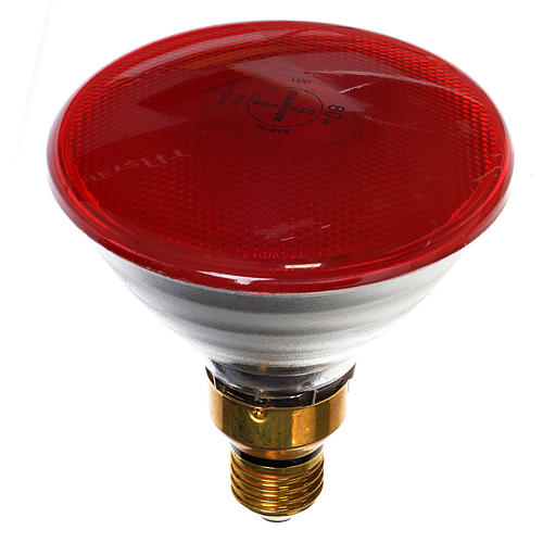 Coloured light bulb 80W, E27, red for nativities lighting 1