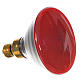Lampada colorata 80W E27 rossa illuminazione presepi s2
