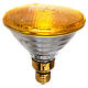 Lampada colorata 80W E27 gialla illuminazione presepi s1