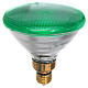 Lâmpada corada 80W E27 verde iluminação presépio s1