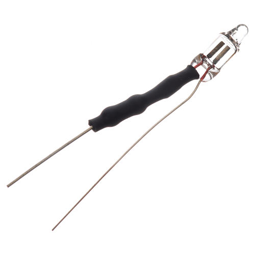 Microlampada neon volt 220 diam 4 mm illuminazione presepi 2
