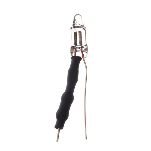 Microlampada neon volt 220 diam 4 mm illuminazione presepi 1