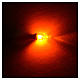 Microlampe Neon 220 Volt Durchm. 4 mm Drähte 20 cm s2