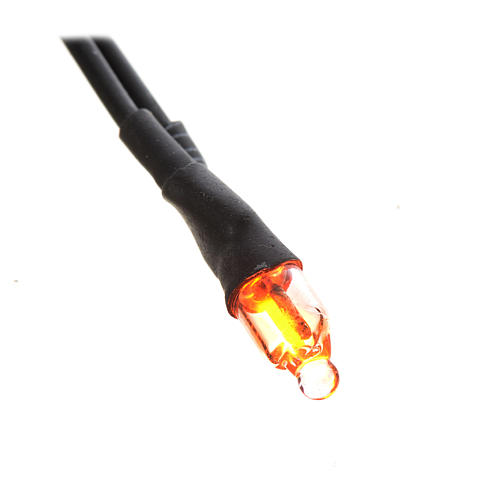 Microlampe mit Zittern-Effekt 4mm + Kabel und Stecker 1