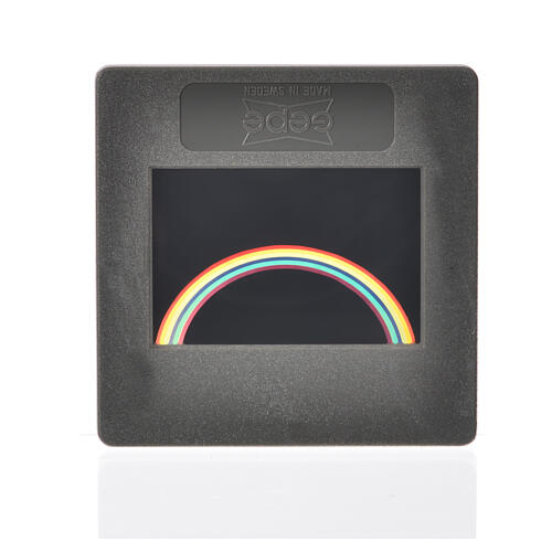 Diapositivo para presépio arco-íris 1