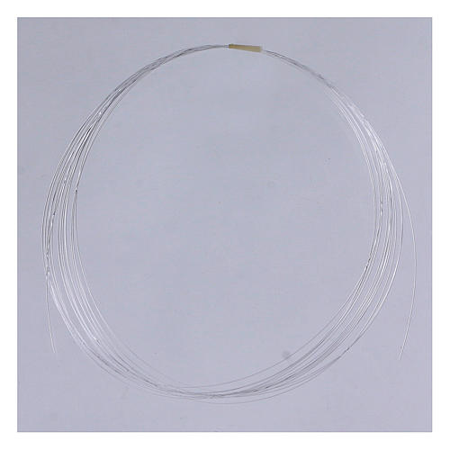 Bobina fibra ottica 10 mt per presepe - diam 1 mm 1