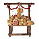 Nativity accessory, cold meat seller's stall in wax 9.5x5x14cm s1