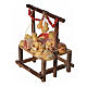 Nativity accessory, cold meat seller's stall in wax 9.5x5x14cm s2