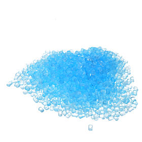 Grains décoratifs bleu transparent 100 g