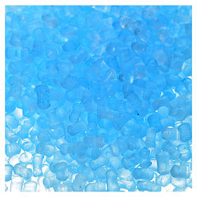Grânulos transparentes azuis 100 g
