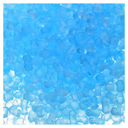 Grânulos transparentes azuis 100 g 2