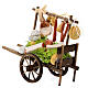 Neapolitan Nativity accessory, cheese cart in wood and terracott s4