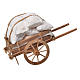 Wóz mały szopka neapolitańska z drewna worki z tkaniny s1