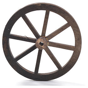 Presépio Napolitano: Roda presépio madeira 8 cm Presépio Napolitano: Roda presépio madeira 8 cm