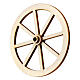 Nativity accessory, wooden wheel, diam. 8cm s2