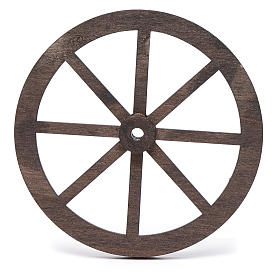 Presépio Napolitano: Roda presépio madeira 10 cm Presépio Napolitano: Roda presépio madeira 10 cm