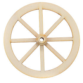 Roda presépio madeira 10 cm