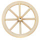 Nativity accessory, wooden wheel, diam. 10cm s1