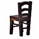 Chaise en bois en miniature 4x2x2 s2