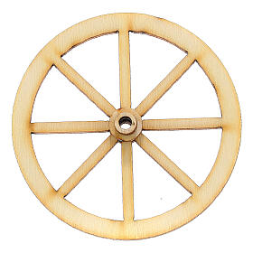 Rad aus Holz für Krippe 6cm