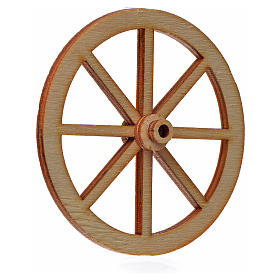 Presépio Napolitano: Roda presépio madeira 6 cm Presépio Napolitano: Roda presépio madeira 6 cm