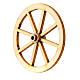 Nativity accessory, wooden wheel, diam. 6cm s2