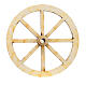 Nativity accessory, wooden wheel, diam. 6cm s3