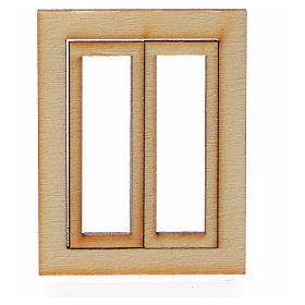 Fensterflügel aus Holz 4,5x3,5cm