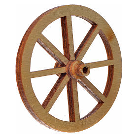 Presépio Napolitano: Roda madeira presépio diâmetro 4 cm Presépio Napolitano: Roda madeira presépio diâmetro 4 cm