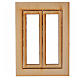 Fensterflügel aus Holz 7.5x5cm s1