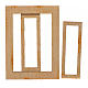 Fensterflügel aus Holz 7.5x5cm s2