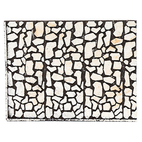 Panel z korka kamień nieregularny do szopki 24.5x33 cm 1