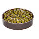 Cagette en plastique avec olives pour crèche diam 5cm s1